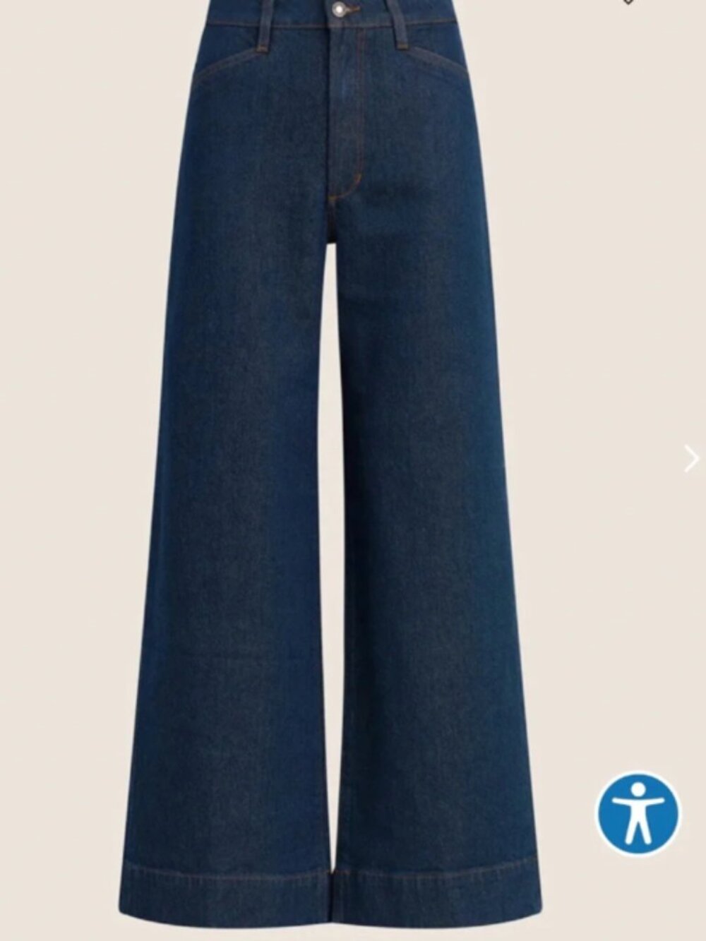 NWOT Favorite Daughter The Mischa Super High Rise Wide-Leg Jeans 24
